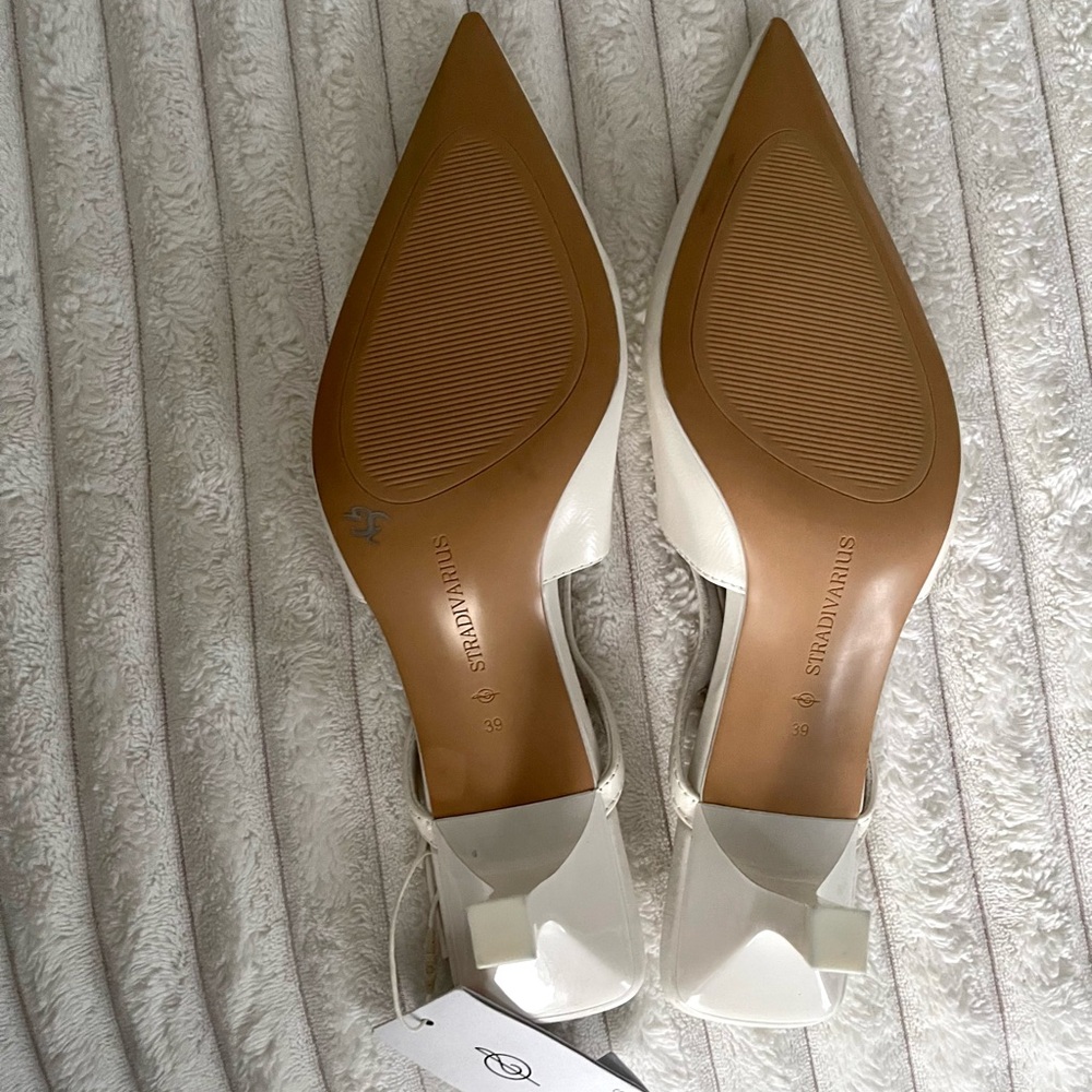 Stradivarius pointed-toe kitten heel slingbacks - Picture 7 of 7